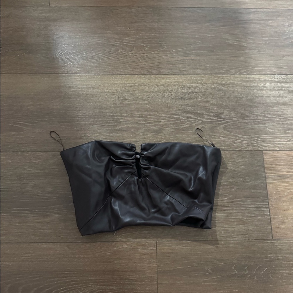 Zara Black Crop Top